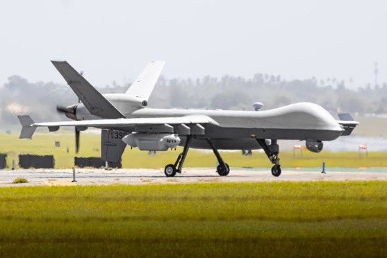 Captan dron artillado MQ-9 Reaper de EEUU en base aérea de Puerto Rico (VIDEO)