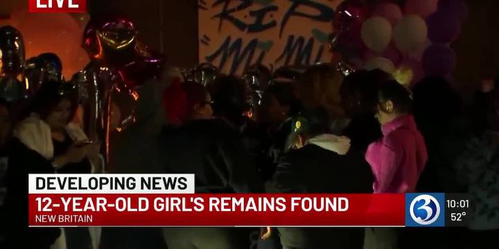 Exclusive video shows the mother of the 12-year-old girl whose remains were found in New Britain taken into custody