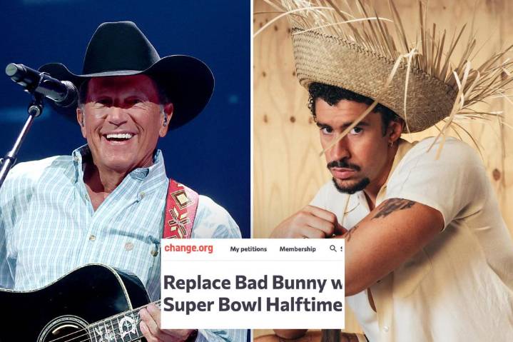 Fans launch viral petition to replace Bad Bunny with renowned 'King of Country' for Super Bowl halftime show