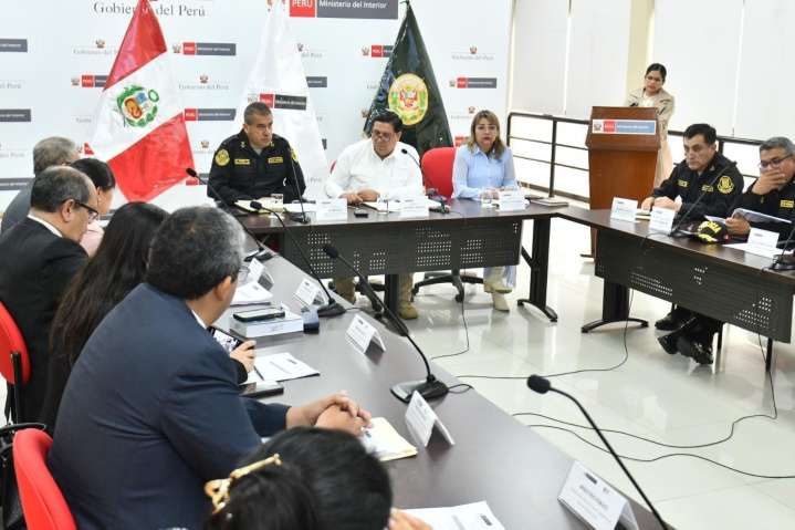 Ministro del Interior: seremos implacables contra la extorsión en todas sus modalidades