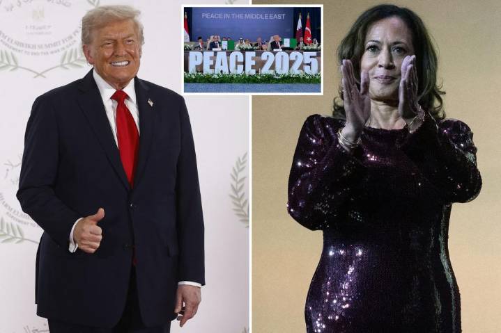 Kamala Harris lauds 'the president' for Israeli hostage release, Gaza deal