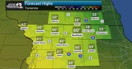 Seasonable to cool weather and small midweek rain chances