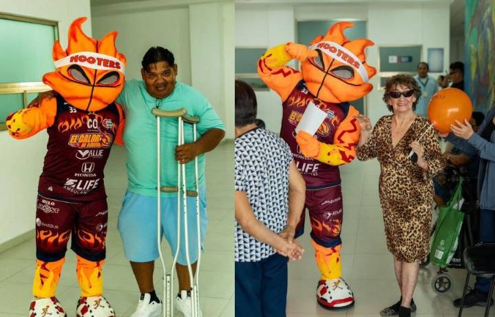 El Calor de Cancún y Flama 33 llevan momentos de alegría al Hospital General