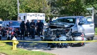 Nassau highway patrol officer critically injured in crash, police say