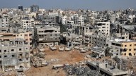 Foreign journalists visit Gaza under the supervision