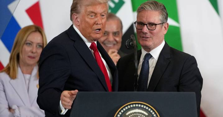 Starmer Mocked Over Awkward Trump Peace Summit Moment