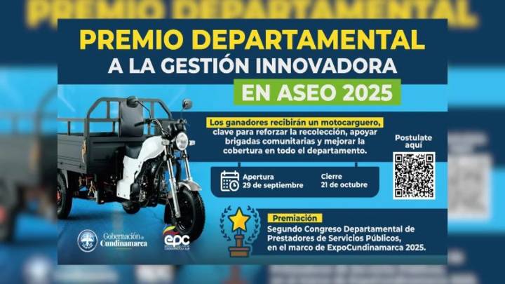EPC Convoca al premio departamental a la gestión innovadora en Aseo 2025