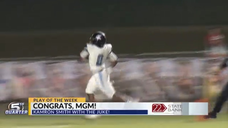 22nd State Bank Play of the Week Winner: Week 8