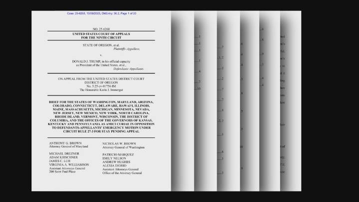 AG Brown files brief condemning National Guard deployment in Oregon