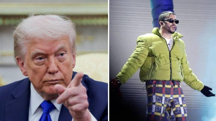 Trump tilda de "locura" que Bad Bunny actúe en el descanso de la Superbowl: "Nunca he oído hablar de él, no sé quién es"