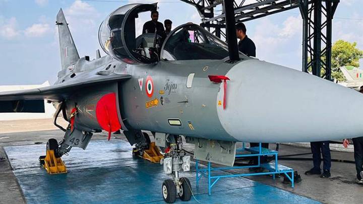LCA Tejas Mk1A manufactured in Nashik plant of HAL completes maiden flight