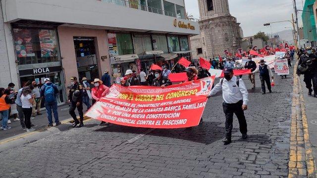 FDTA anuncia marcha en Arequipa para exigir nuevas elecciones y salida del presidente José Jerí