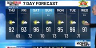 90 Degree Warmth Continues