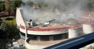 Así se quedó la cúpula del cine IMAX de Madrid tras el derrumbe