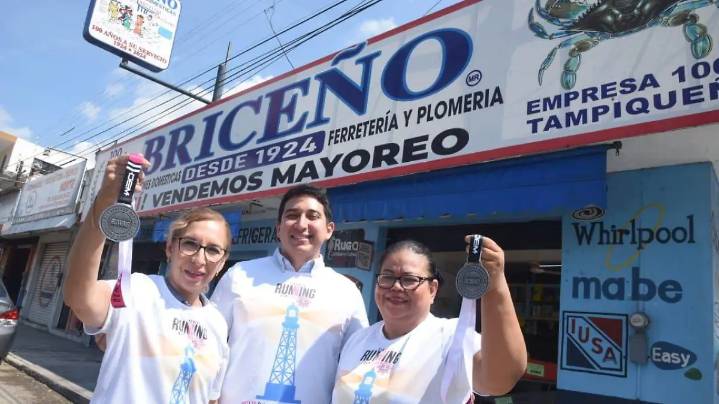 Briceño se suma a la Carrera Atlética de El Sol de Tampico: la importancia de hacer deporte