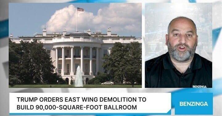 Trump Orders East Wing Demolition To Build 90,000