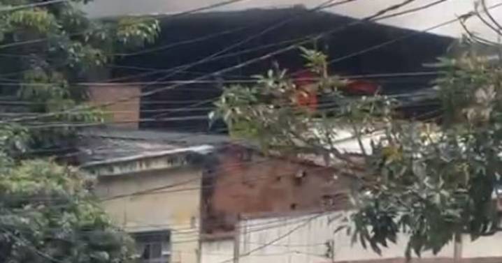 Incendio en vivienda desató pánico del barrio San Francisco de Bucaramanga