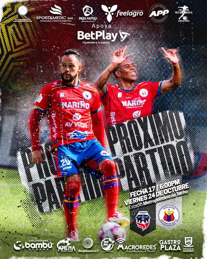 Oficial: Convocatoria de Deportivo Pasto para visitar a Fortaleza
