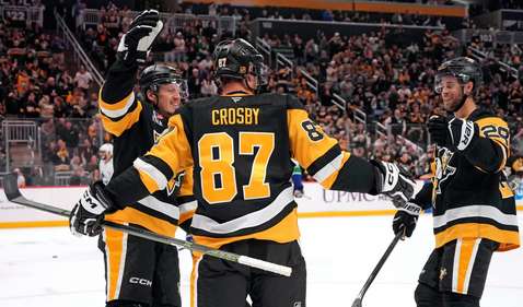 Crosby scores, Letang reaches 600 career assists as Penguins breeze past Canucks