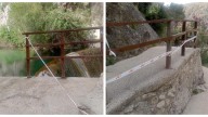 Ontinyent renovará las barandillas del Pou Clar tras varios actos vandálicos