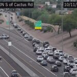 Southbound State Route 51 closed in Phoenix due to crash