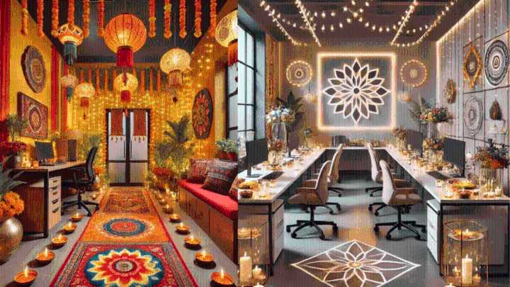 Brighten your workspace with easy Diwali desk decoration ideas for 2025