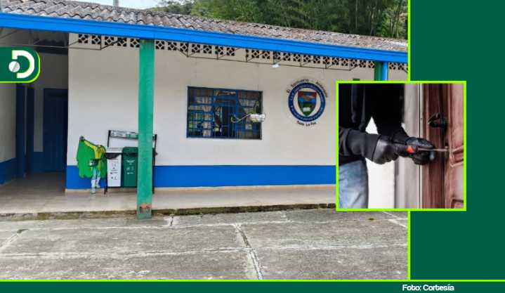 Ladrones dejan sin 23 equipos tecnológicos a niños de escuela rural de El Santuario