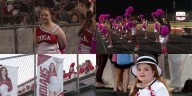 Tioga senior cheerleader spreads a little extra sparkle