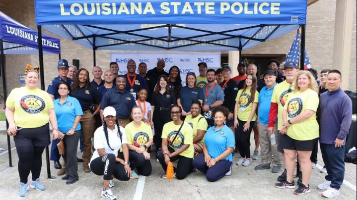 LHSC hosts second annual '1 Million Steps 2 Safety' 5k at Louisiana State Police Headquarters