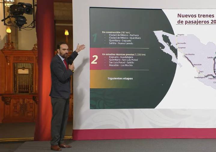 Andrés Lajous presenta los avances de los proyectos de trenes de pasajeros en México
