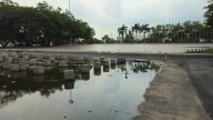 El Parque de las Banderas, símbolo de Cali, hoy luce abandonado