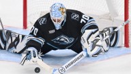 Karel Vejmelka Makes Magical Save To Keep Mammoth Close Vs. Colorado