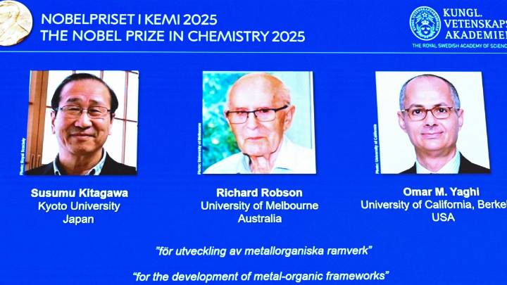 Un estadounidense entre los ganadores del Premio Nobel de Química