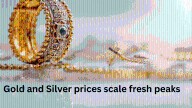 Gold breaches Rs 1.3 lakh/10 gm, silver hits Rs 1.85 lakh/kg amid festive rush