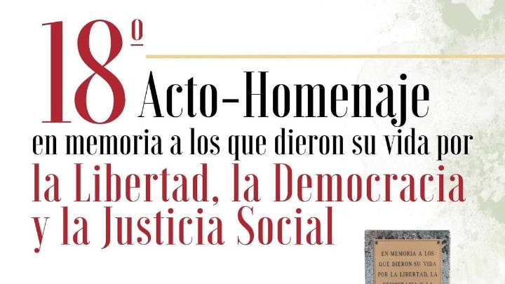 San Vicente de Alcántara (Badajoz) celebra un homenaje a víctimas de la Guerra Civil y la represión franquista