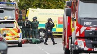 Momento en que la policía abate al atacante de la sinagoga de Mánchester