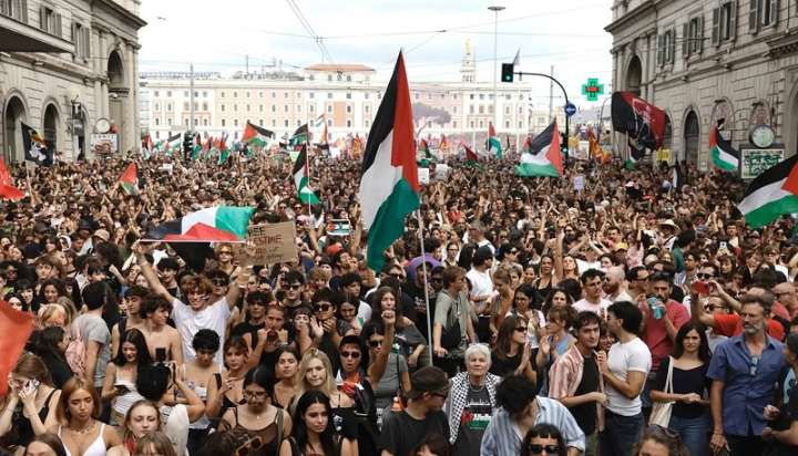 Italia: el protagonismo obrero y el retorno de la juventud en la lucha por Palestina