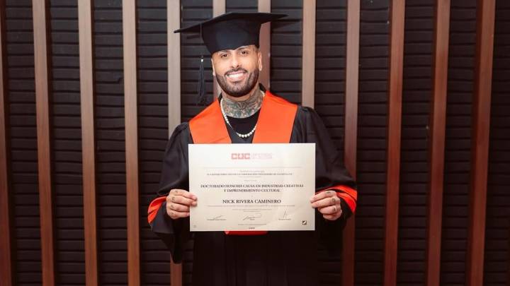 Nicky Jam fue reconocido con doctorado Honoris Causa en Barranquilla por su aporte y liderazgo en la industria musical