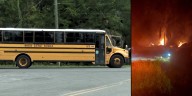 Smoke from brush fire disrupts Marion County elementary school commute