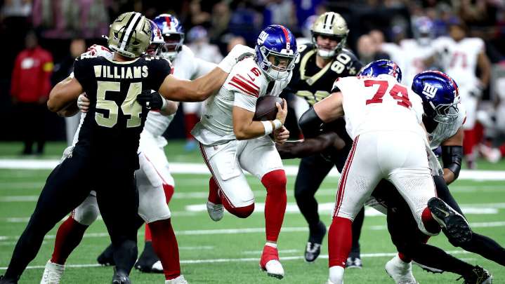 Turnovers Doom Jaxson Dart, Giants In Loss To New Orleans