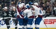 Martin Necas scores 2 goals, and the Avalanche rout the Kings 4