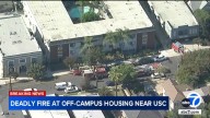 Man dead after University Park apartment fire near USC