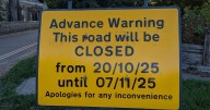 Locals slam 'irresponsible' road closure saying they were 'not notified' in advance