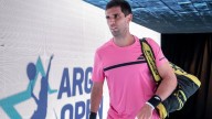 ÚLTIMO DESAFÍO . Federico Delbonis y su partido despedida