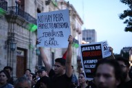 Protestan y exigen a Israel liberación de connacionales