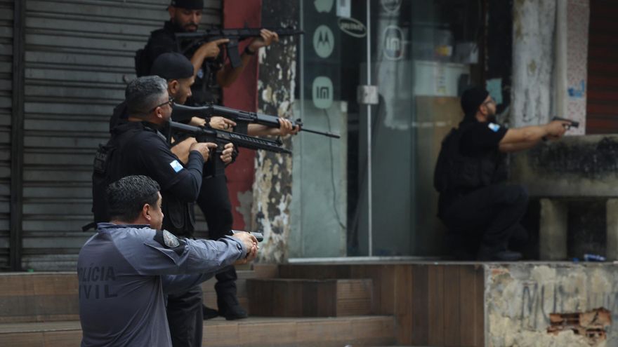Río de Janeiro vive el operativo policial más letal de su historia contra el Comando Vermelho