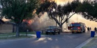 Two families lose homes in Laredo house fire