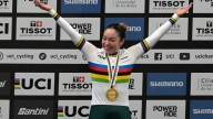 La ciclista mexicana Yareli Acevedo, campeona mundial en prueba por puntos