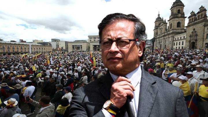 Opositores al gobierno denunciaron agresiones durante la marcha de apoyo a la constituyente del presidente Petro