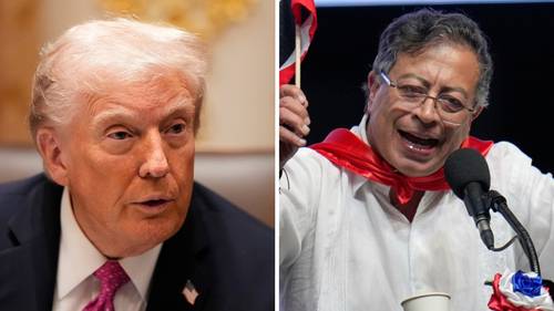 Donald Trump llama 'narcotraficante' a Gustavo Petro y anuncia fin de ayuda a Colombia